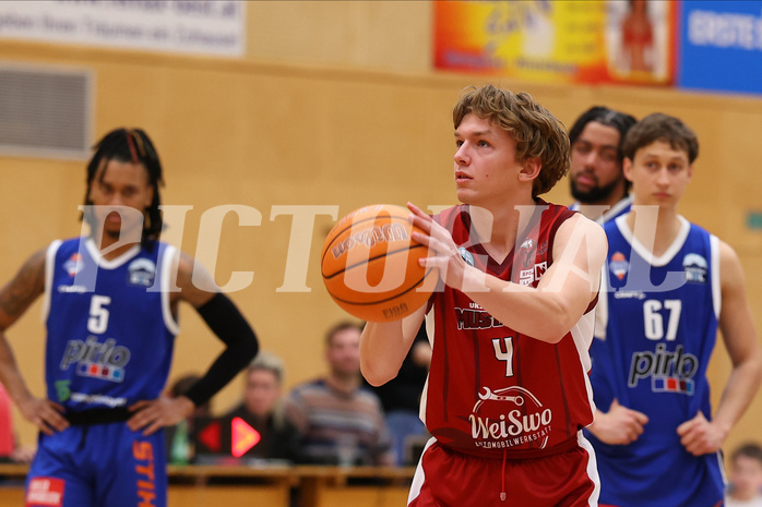 Basketball Zweite Liga 2024/25, Playoffs, Viertelfinale Spiel 1 Mistelbach Mustangs vs. Kufstein Towers


