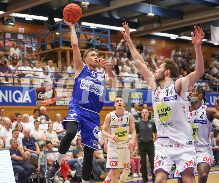 Basketball Superliga 2021/22, Halfinale Spiel 3 Gmunden Swans vs. Oberwart Gunners
