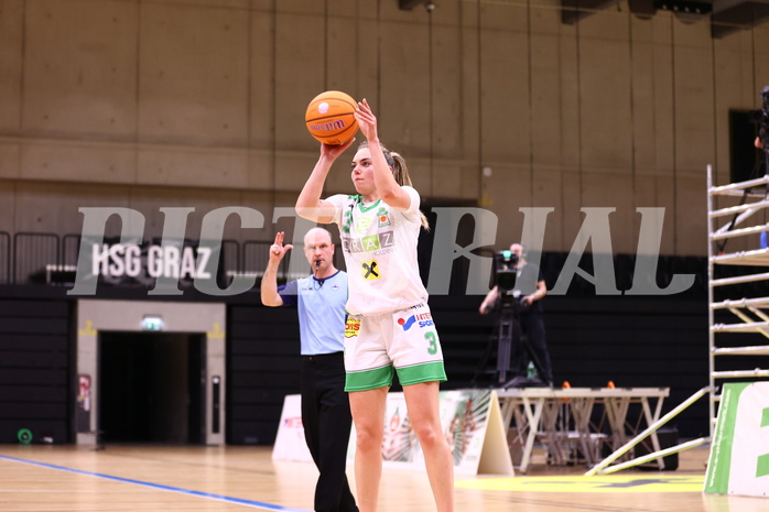 05.04.2025, Graz, Raiffeisen Sportpark, Basketball Damen Superliga 2024/25, Finale Spiel 1, UBI Graz vs. Klosterneuburg Duchess,  
