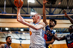 Basketball, win2day Basketball Superliga 2024/25, Grunddurchgang Runde 19, Oberwart Gunners, BBC Nord Dragonz, Edi Patekar (9)