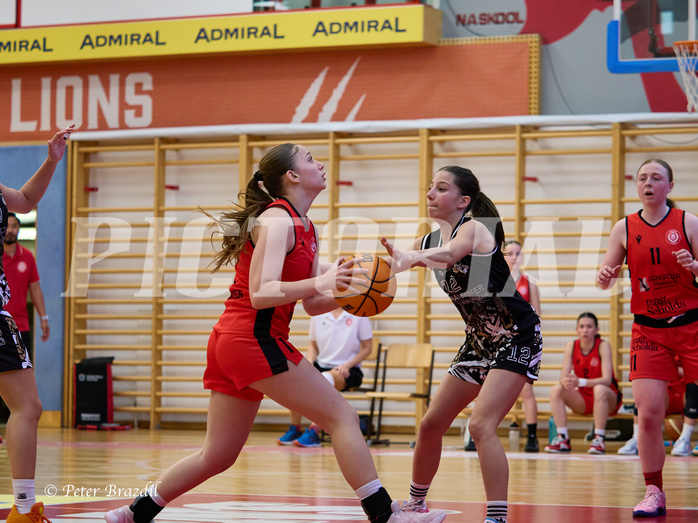 Basketball Superliga 2024/25, SLMU16 Traiskirchen Lionesses vs. VKL Vikings Kammer


