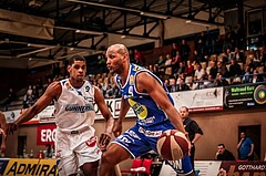 Basketball, ABL 2017/18, Grunddurchgang 31.Runde, Oberwart Gunners, Gmunden Swans, Alex Wesby (9)