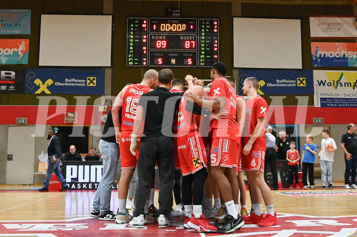 Basketball, Superliga 2024/25, Grunddurchgang 7.Runde, Flyers Wels vs. Gmunden,