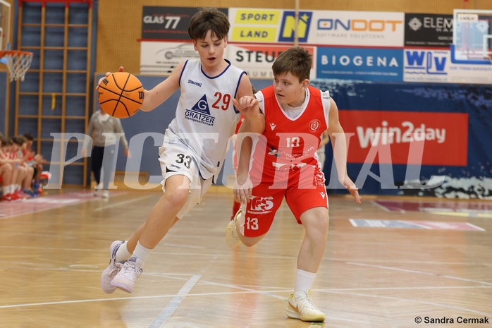 Basketball Superliga 2024/25, SLMU14 Traiskirchen Lions Academy vs. ATSE Graz


