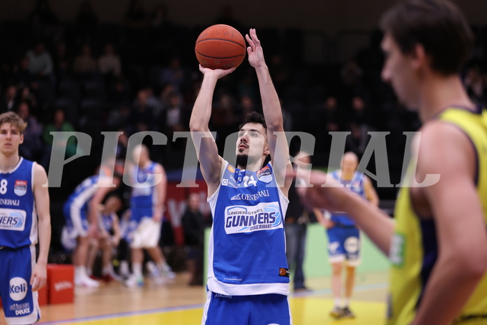 18.02.2023, Graz, Raiffeisen Sportpark Graz, Basketball Superliga 2022/23, Grunddurchgang, Runde 22, UBSC Raiffeisen Graz vs. Unger Steel Gunners Oberwart