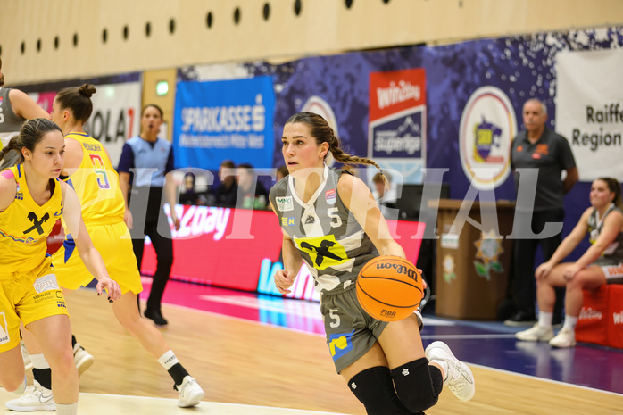 Basketball Damen Superliga 2023/24, Grunddurchgang 10.Runde SKN St. Pölten vs. Duchess Klosterneuburg