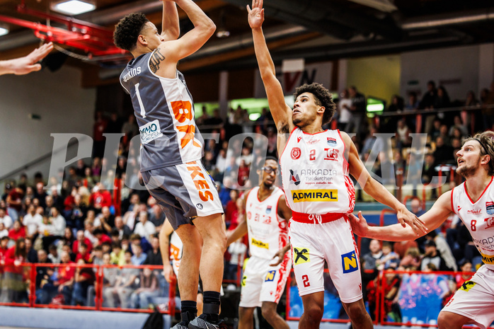 Basketball, win2day Basketball Superliga 2024/25, Grunddurchgang 12.Runde, Traiskirchen Lions, Klosterneuburg Dukes, #Kyler Shon Jenkins (1)