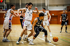 Basketball, Basketball Zweite Liga 2024/25, Grunddurchgang 8.Runde, Vienna United, Wörthersee Piraten, Mathias Mailath-Pokorny (16), Marcus Holyfield (7)