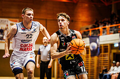 Basketball, win2day Basketball Superliga 2023/224, Grunddurchgang Runde 2, BBC Nord Dragonz, Flyers Wels, Dejan Kovacevic (17)