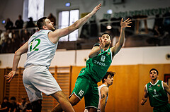 Basketball, Basketball Zweite Liga 2024/25, Grunddurchgang 16.Runde, UDW Alligators, KOS Celovec, Veljko Dena (10)