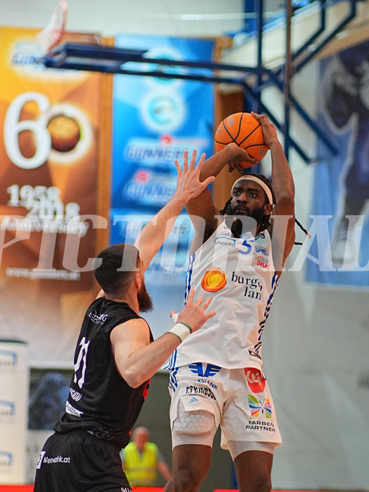 Basketball Superliga 2024/25, Playoffs, Viertelfinale Spiel 1 Oberwart Gunners vs. Kapfenberg Bulls