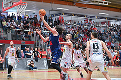 Basketball Superliga 2024/25, Playoff, Viertelfinale Spiel 3, Flyers Wels vs BBC Nord Dragonz,
