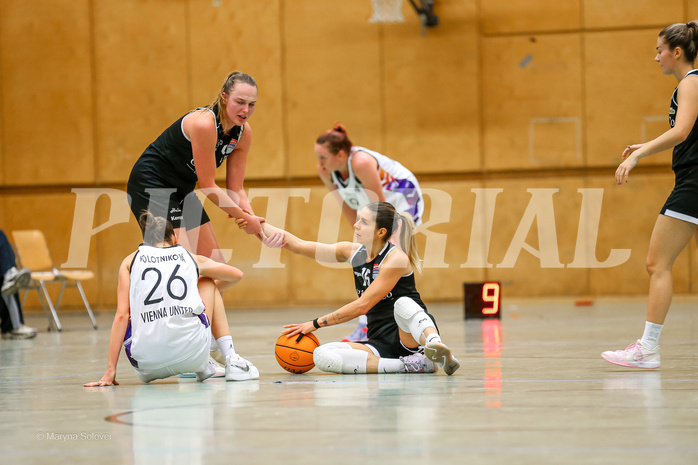 Basketball Damen Supercup 2024/25, 2.Runde Vienna United vs. Basket Flames


