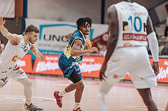 Basketball, Basketball Austria Cup 2023/24, Viertelfinale, Oberwart Gunners, UBSC Graz, Jonathan Knessl (12), Zachery Deshon Cooks (3), #nomanipulation