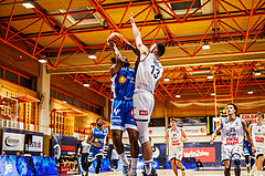 Basketball, win2day Basketball Superliga 2023/224, Grunddurchgang Runde 16, BBC Nord Dragonz, Oberwart Gunners, Kris Monroe (13)