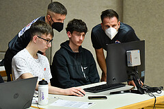 Basketball Superliga 2021/22, Viertelfinale Spiel 2, Flyers Wels vs Swans Gmunden