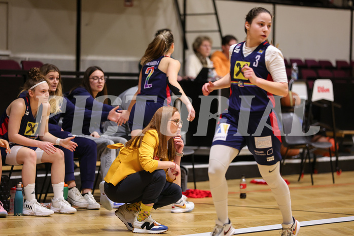 Basketball Damen Superliga 2023/24, Grunddurchgang 8.Runde Basket Flames vs. SKN St.Pölten


