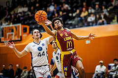 Basketball, Basketball Zweite Liga 2024/25, Grunddurchgang 20.Runde, Vienna Timberwolves, Traiskirchen Lions NexGen, Ivor Kuresevic (44), Obinna Ndukwe (2)
