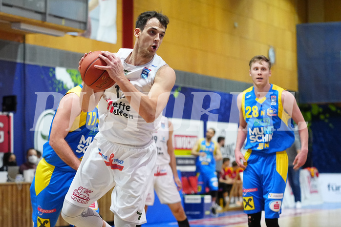 Basketball Superliga 2021/22, Grundduchgang 18.Runde , Kapfenberg Bulls vs. Klosterneuburg Dukes