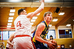 Basketball, win2day Basketball Superliga 2022/23, 8. Qualifikationsrunde, Traiskirchen Lions, UBSC Graz, Alan Derado (21)