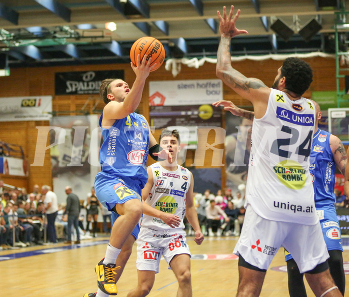 Basketball Superliga 2023/24, Grunddurchgang 20.Runde Gmunden Swans vs. SKN St. Pölten