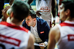 Basketball, Win2Day Superliga 2023/24, Grunddurchgang 8.Runde, BC Vienna, Vienna Timberwolves, Hrvoje Radanovic (Head. Coach)