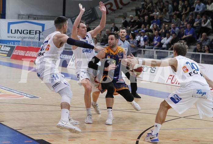 Basketball ABL 2017/18 Grunddurchgang 7.Runde RaiffeisenOberwart Gunners vs Fürstenfeld Panthers

