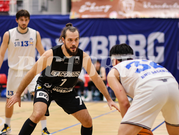 Basketball Zweite Liga 2023/24, Grunddurchgang 12.Runde BBU Salzburg vs. Güssing Blackbirds


