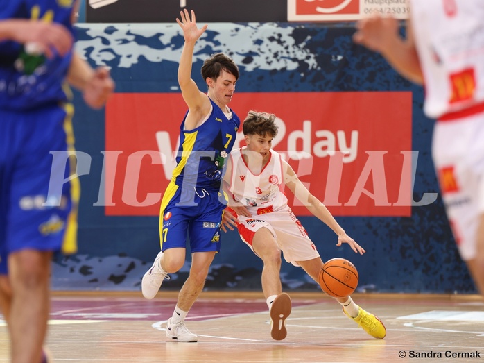 Basketball Superliga 2024/25, SLMU16 Traiskirchen Lions Academy  vs. UBSC Graz 


