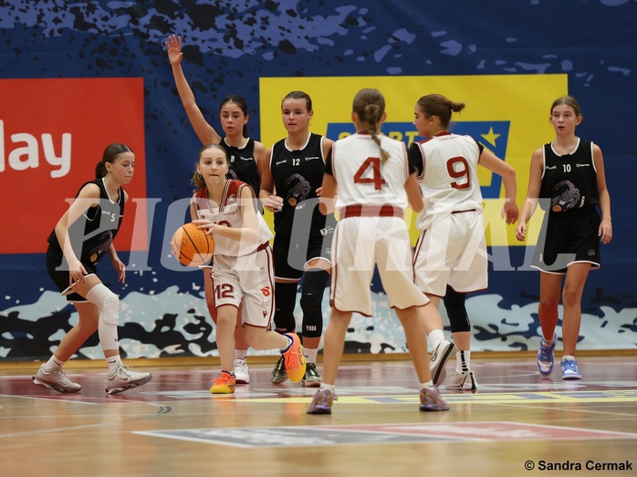 Basketball Superliga 2024/25, SLWU14 Traiskirchen Lionesses vs. ATUS Gratkorn Scorpions


