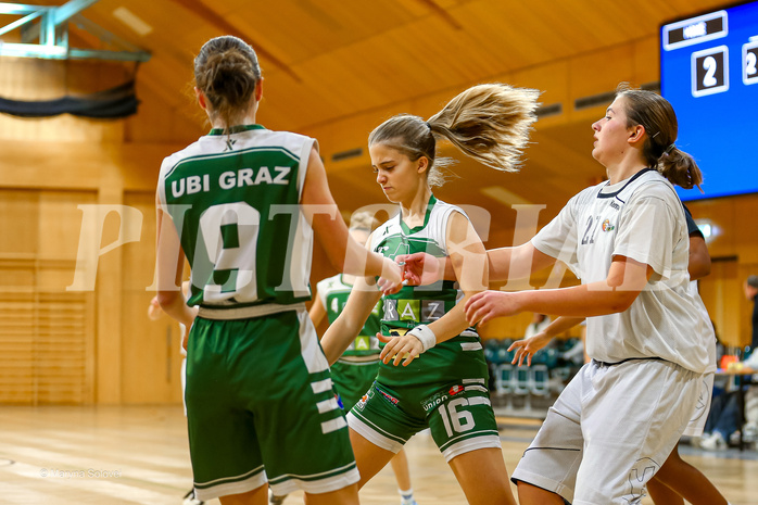 07.12.2024 Österreichischer Basketballverband 2024/25, SLWU14, Basket Flames UNION vs. UBI Graz

