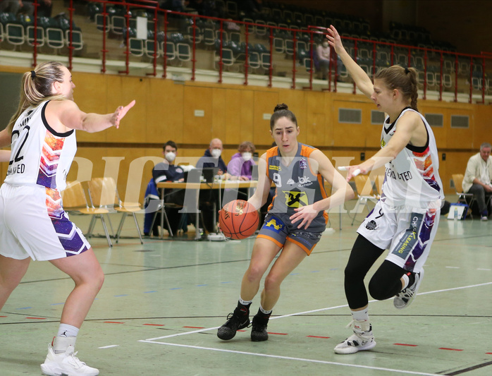 Basketball Damen Superliga 2021/22, Grundducrhgang 11.Runde Vienna United vs. Klosterneuburg Duchess