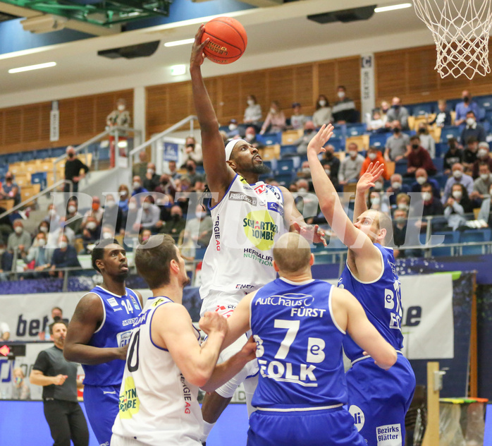 Basketball Superliga 2021/22, 7.Plazierungsrunde Gmunden Swans vs. Oberwart Gunners