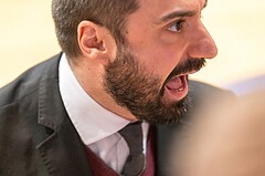 Basketball, ABL 2017/18, Grunddurchgang 13.Runde, Oberwart Gunners, Gmunden Swans, Lluis Pino Vera (Coach)