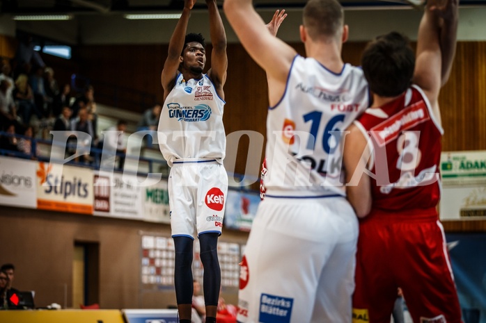 Basketball, ABL 2018/19, Playoff VF Spiel 2, Oberwart Gunners, BC Vienna, Dwane Miner (6)