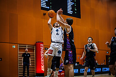 Basketball, Basketball Zweite Liga 2024/25, Grunddurchgang 3.Runde, Vienna Timberwolves, Vienna United, Felix Angerbauer (4)