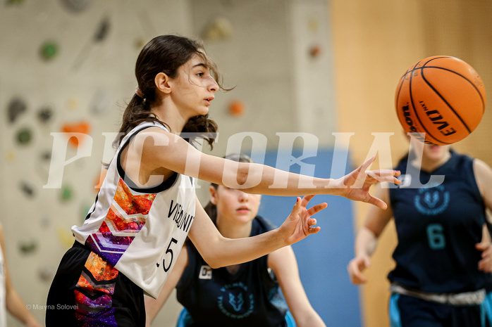 23.02.2025 Österreichischer Basketballverband 2024/25, SLWU14 Vienna United vs. Vienna Timberwolves