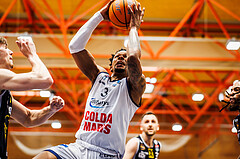 Basketball, win2day Basketball Superliga 2024/25, Playoffs Halbfinale 2. Spiel
, BBC Nord Dragonz, Gmunden Swans, Rayshawn Mart (3)