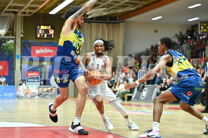 Basketball Superliga 2023/24, 4.Plazierungsrunde,Flyers Wels vs. UBSC Graz