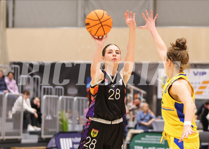Basketball Damen Superliga 2023/24, Grunddurchgang 9.Runde SKN St. Pölten vs. Vienna United