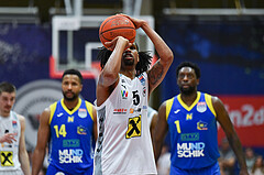 Win2Day Basketball Superliga 2022/23, Playoff,Viertelfinale Spiel 1, Flyers Wels vs SKN St. Pölten
