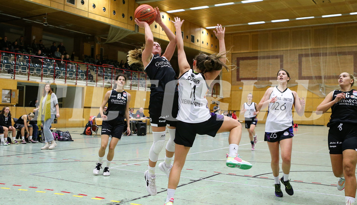 Basketball Damen Superliga 2022/23, Grunddurchgang 6.Runde Vienna United vs. Basket Flames