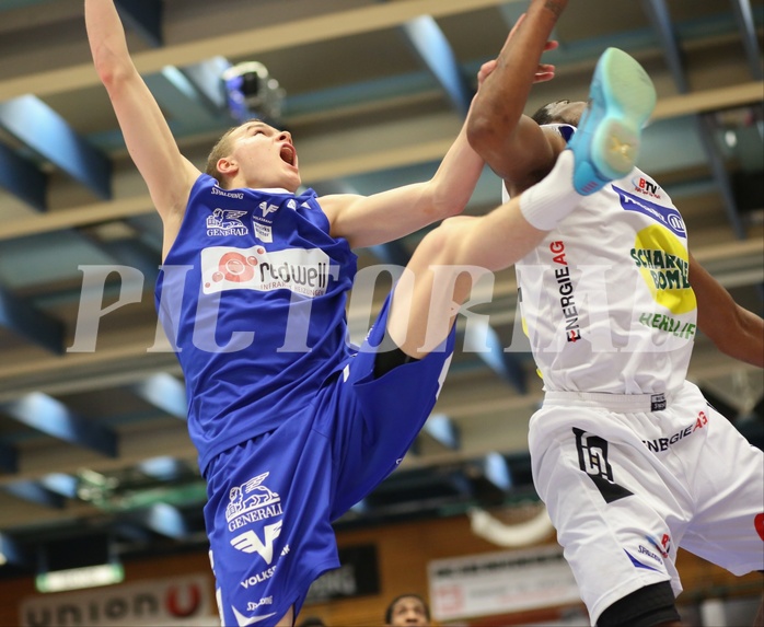 Basketball ABL 2015/16 Playoff Viertelfinale Spiel 4 Gmunden Swans vs. Oberwart Gunners



