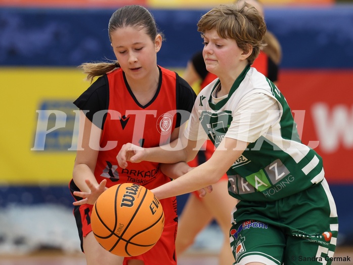 Basketball Superliga 2024/25, SLWU14 Traiskirchen Lionesses vs. UBI Graz


