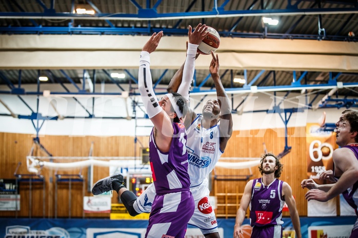 Basketball, ABL 2018/19, Grunddurchgang 33.Runde, Oberwart Gunners, Timberwolves, Justin Coleman (8)