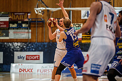 Basketball, bet-at-home Basketball Superliga 2020/21, Grunddurchgang 14. Runde, Oberwart Gunners, Gmunden Swans, Daniel Dolenc (15)