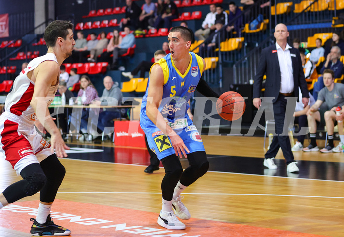 Basketball Superliga 2022/23, 9.Plazierungsrunde BC Vienna vs. SKN St.Pölten


