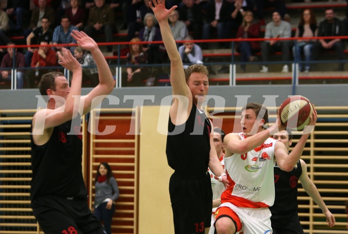 Basketball 2.Bundesliga 2017/18, Grunddurchgang 22.Runde Mistelbach Mustangs vs. UBC St.Pölten