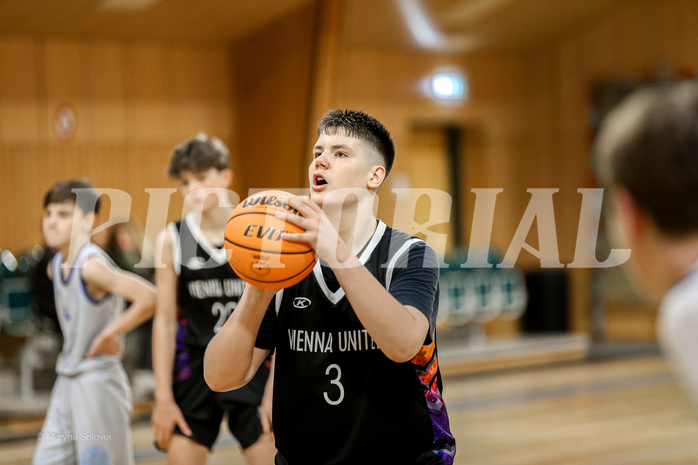 09.03.2025 Österreichischer Basketballverband 2024/25, SLMU14, STARS Basketball vs Vienna United 09.03.2025 Österreichischer Basketballverband 2024/25, SLMU14, STARS Basketball vs Vienna United