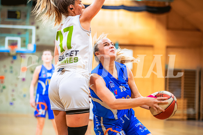 Basketball Basketball Damen Superliga 2021/22, Grunddurchgang 13.Runde Basket Flames vs. DBB LZ Oberösterreich
